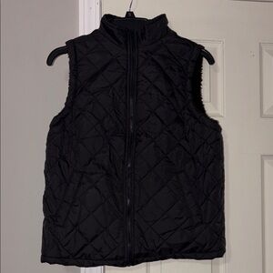Black Quilted Vest